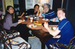 caitlin b, me, nisara, omie