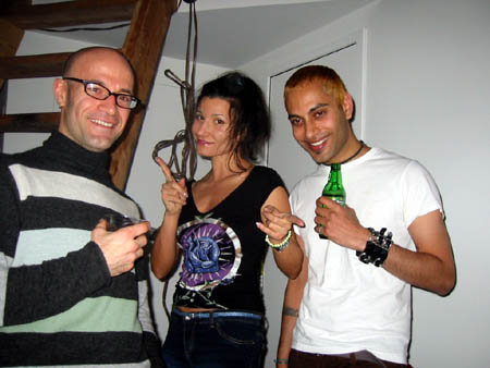 chris a, claudia, vin