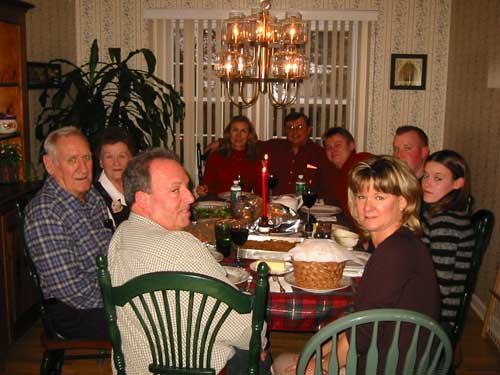 aunt elaine, brett, chad, dad, grandma, grandpa, lindsey, mom, uncle wayne