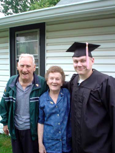 brett, grandma, grandpa