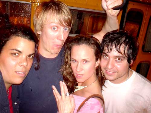 amy a, hope stevenson, me, pj