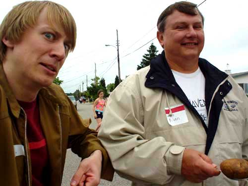 dad, me