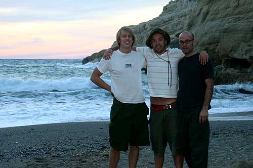 chris a, grant, me