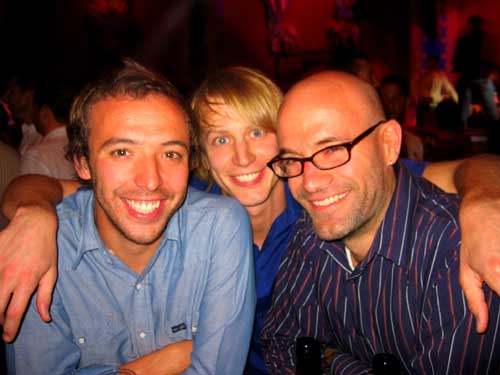 chris a, grant, me