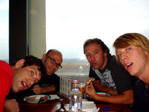 chris a, fatty, grant, me