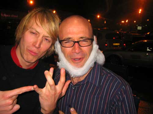 chris a, me