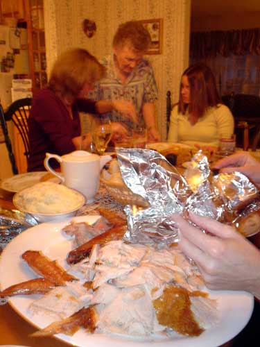 aunt elaine, grandma, lindsey