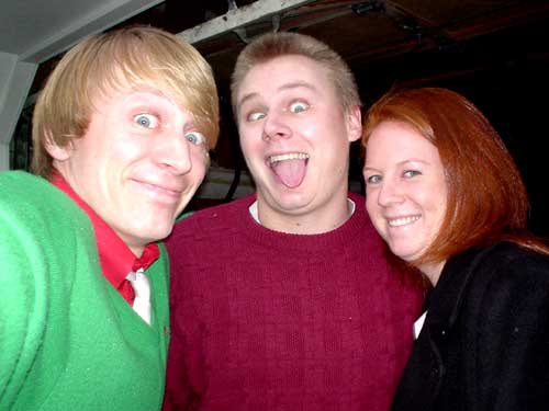 amy b, brett, me