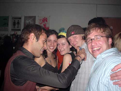 dave g, liza, vin