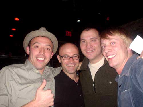 chris a, frank, grant, me