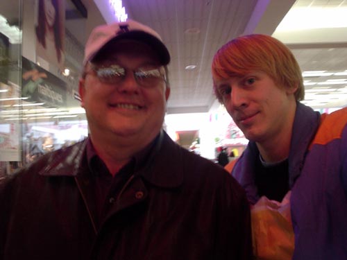 dad, me