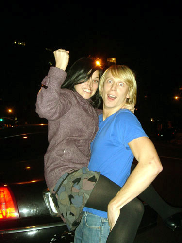 leigh, me