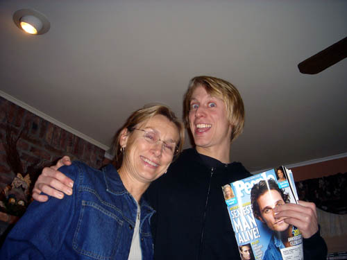 me, mom