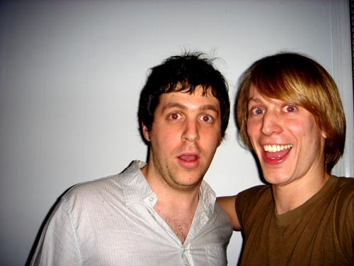 david f, me