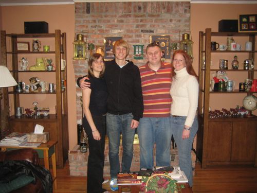 amy b, brett, me, meredith