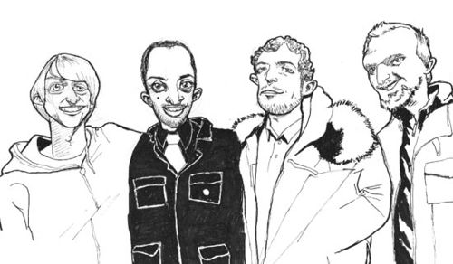 dave g, josh, me, vin