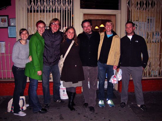 alysha, andy b, meredith, mike doyle