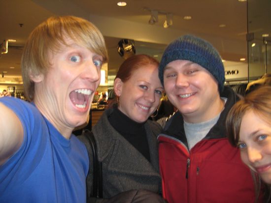 amy b, brett, me, meredith