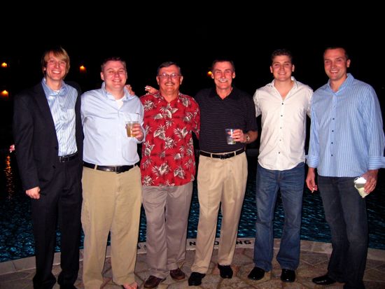 brett, chris b, dad, me, steve b, uncle bruce