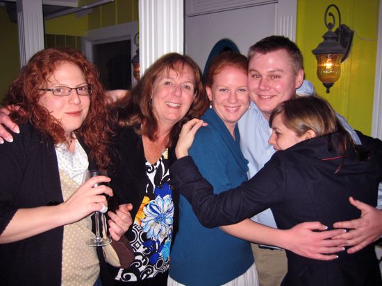 amy b, brett, diane, emily b, meredith