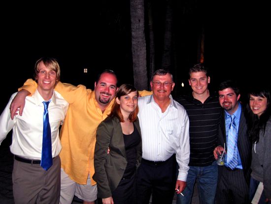 bob, dad, john r, me, melissa m, meredith, steve b