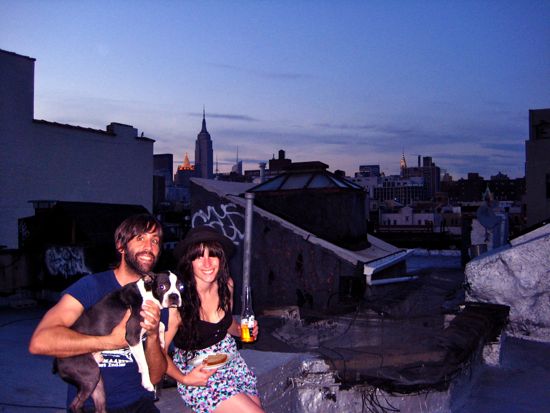 lisa, pauly, pizza the dog