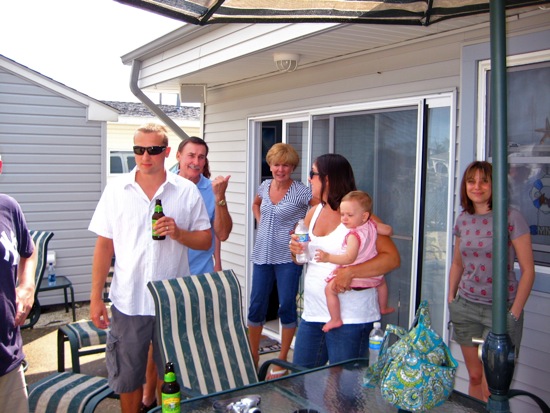 chris b, elyse, jennifer, lila, meredith, uncle bruce
