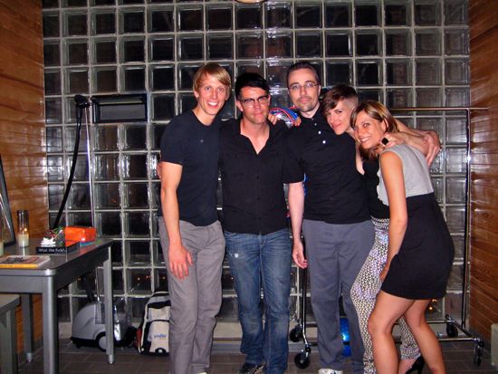 doug, katie, me, meredith, siege