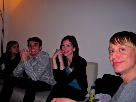 katie h, me, meredith