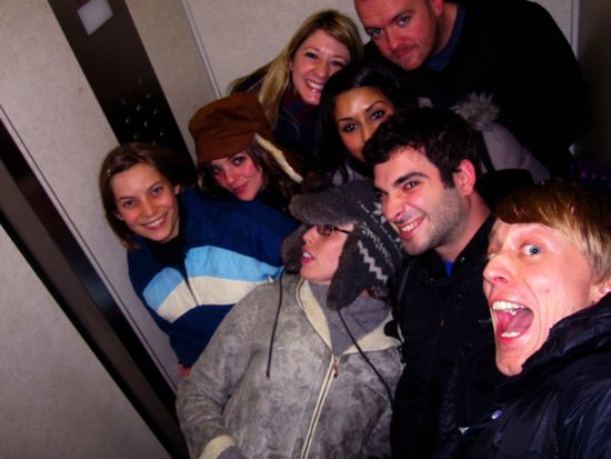alex, fran, jared, jeet, me, meredith, sarah