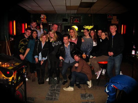 alex, amanda, chris black, fran, hallie, jeet, karen, mark holmes, matt, me, meredith, sarah
