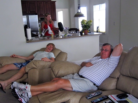 dad, me, mom