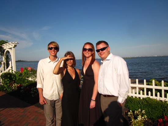 amy b, brett, me, meredith