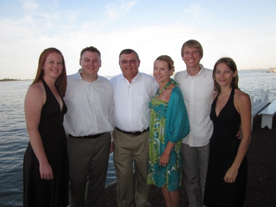 amy b, brett, dad, me, meredith, mom