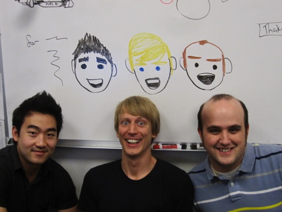 mark d, me, patrick k