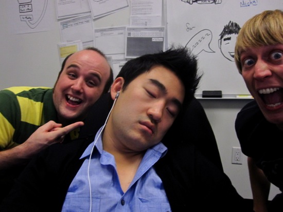 mark d, me, patrick k