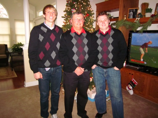 brett, dad, me