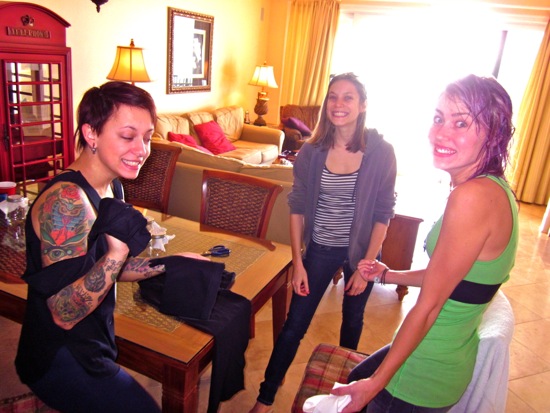 colleen, meredith, monkeybird