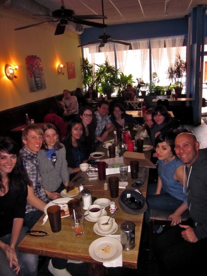 amanda, catrinel, ellen, jeet, mandy o, me, meredith, mike o, nicky, quinn, sarah