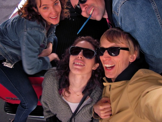 amanda, catrinel, me, siege