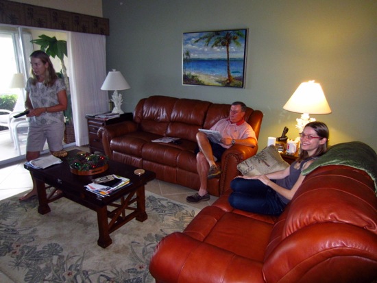 dad, meredith, mom