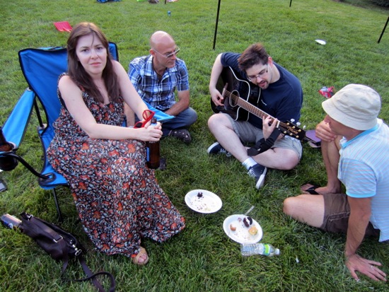 chris a, frank, marina, seth