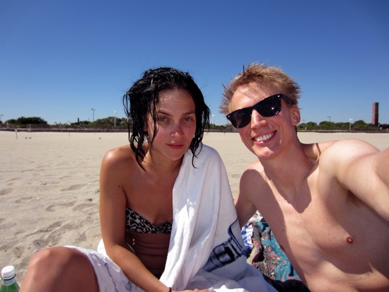 leigh, me