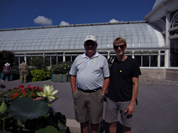 dad, me