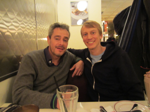 david k, me