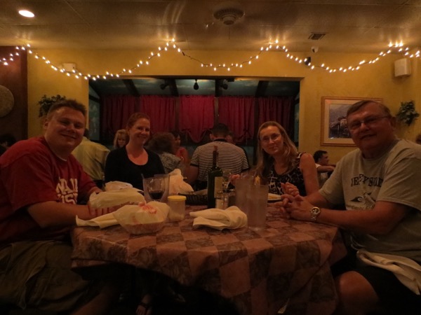 amy b, brett, dad, mom