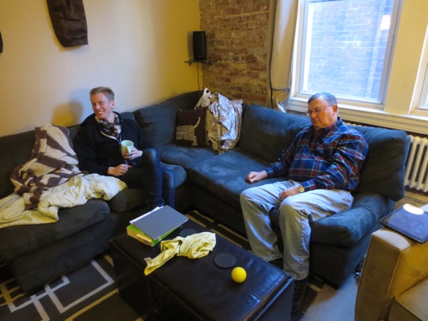 dad, me