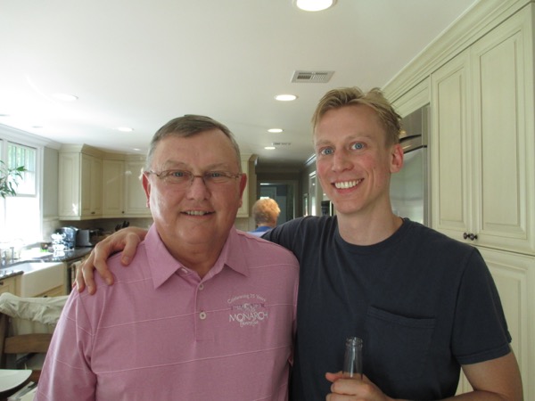 dad, me