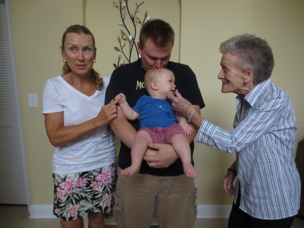brett, grandma, max, mom