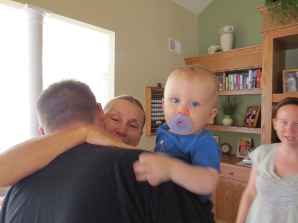 amy b, brett, max, mom